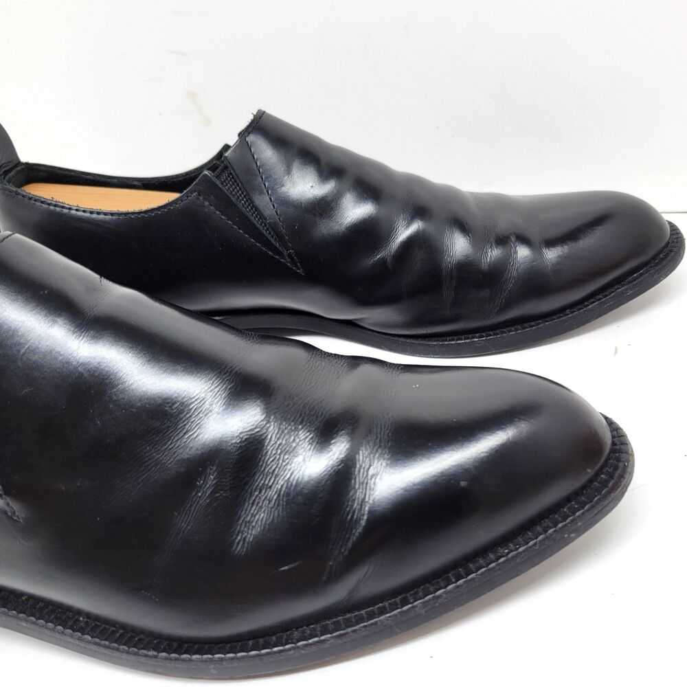Comme Des Garcons Black Leather Loafers 24cm Womens US 7 Mens US 6 - Picture 9 of 16